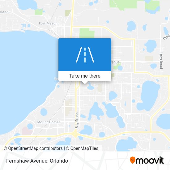 Mapa de Fernshaw Avenue