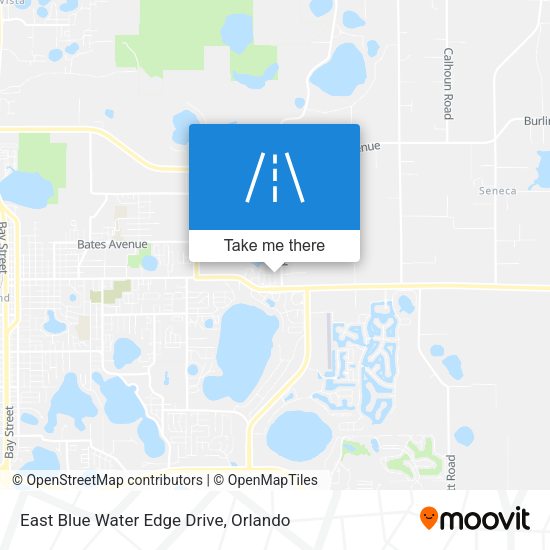 East Blue Water Edge Drive map