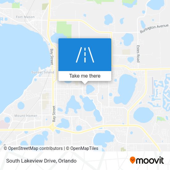 South Lakeview Drive map