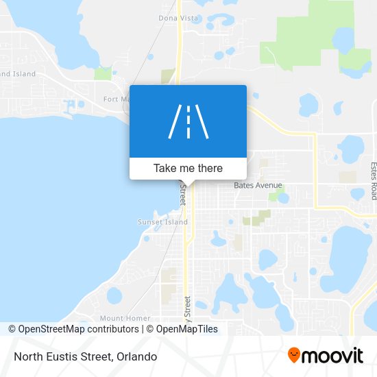 Mapa de North Eustis Street