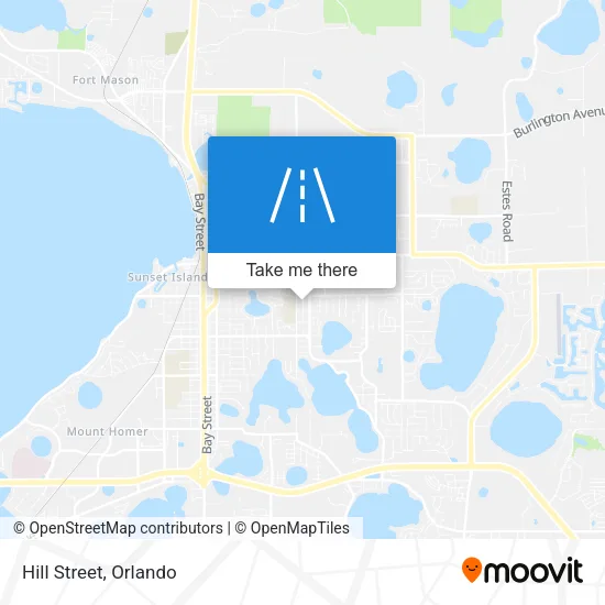 Hill Street map
