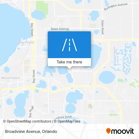 Broadview Avenue map