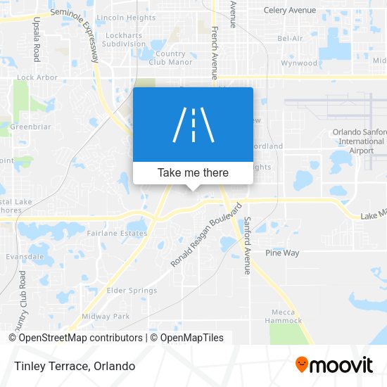 Mapa de Tinley Terrace