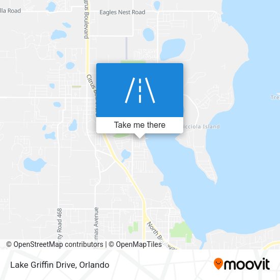 Lake Griffin Drive map
