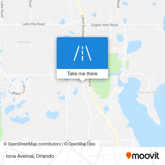 Mapa de Iona Avenue