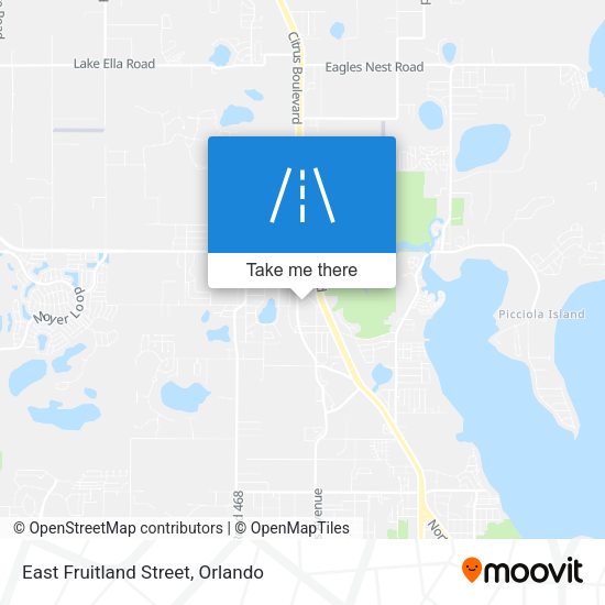 East Fruitland Street map