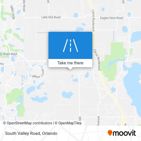 Mapa de South Valley Road