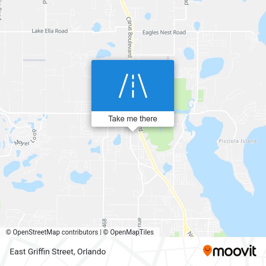 East Griffin Street map