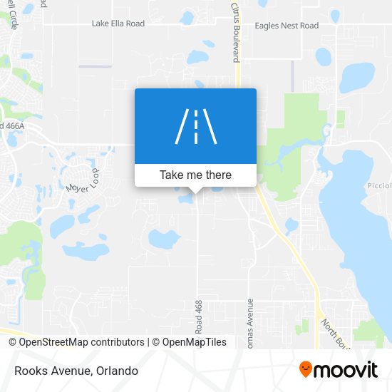 Mapa de Rooks Avenue