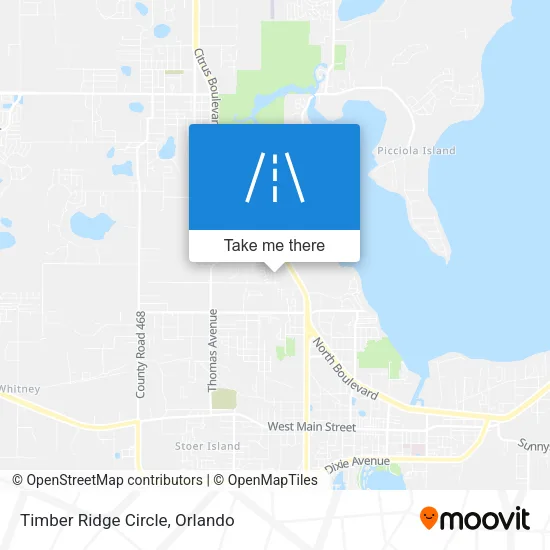 Timber Ridge Circle map
