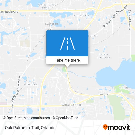 Mapa de Oak-Palmetto Trail