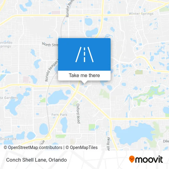 Conch Shell Lane map