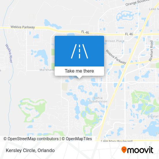 Mapa de Kersley Circle