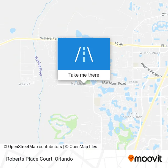 Roberts Place Court map