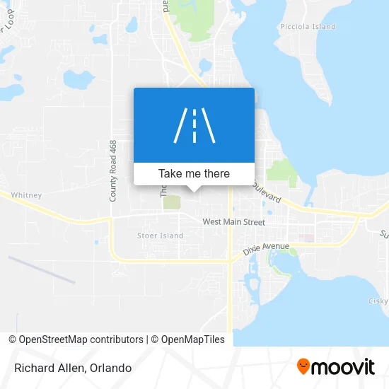Richard Allen map