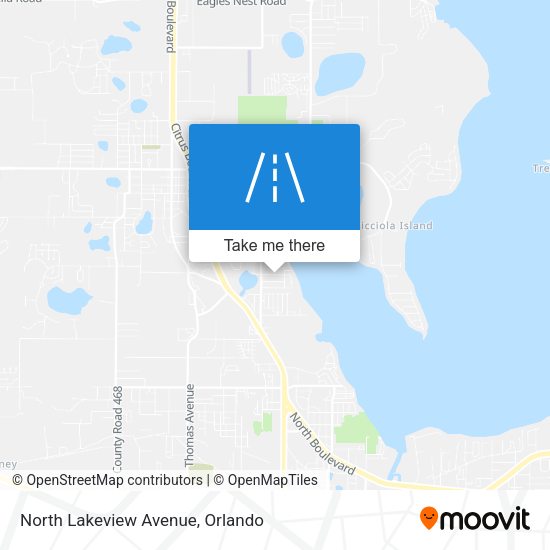 North Lakeview Avenue map