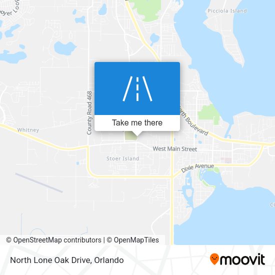 Mapa de North Lone Oak Drive
