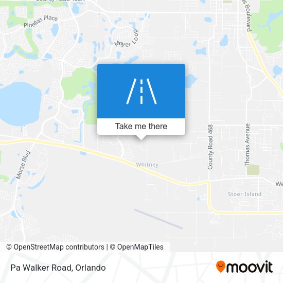 Mapa de Pa Walker Road