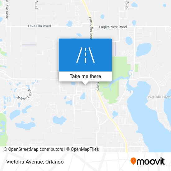 Mapa de Victoria Avenue