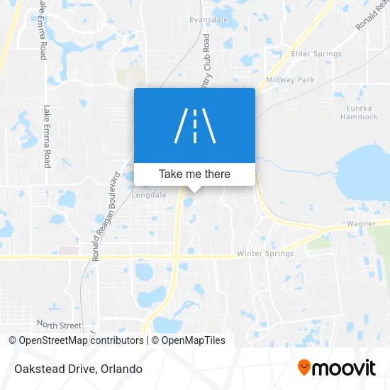 Oakstead Drive map