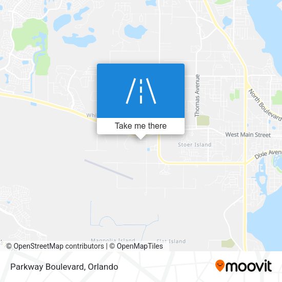 Mapa de Parkway Boulevard