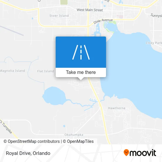Royal Drive map