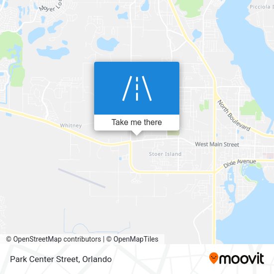 Park Center Street map