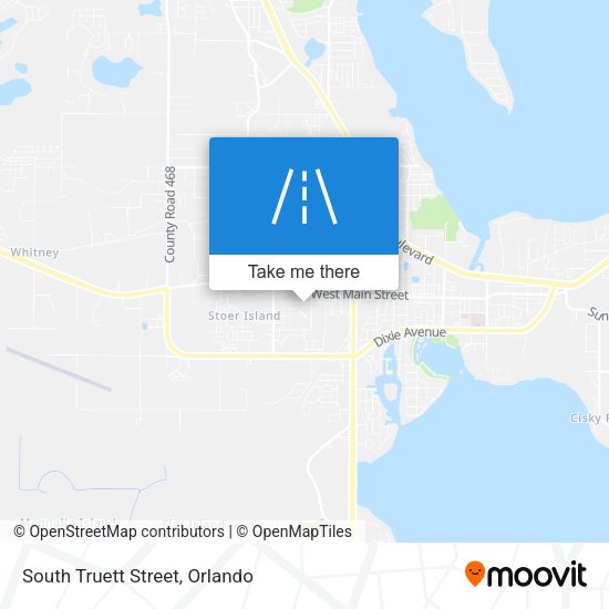 South Truett Street map