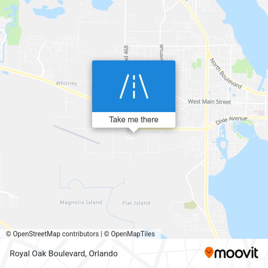 Mapa de Royal Oak Boulevard