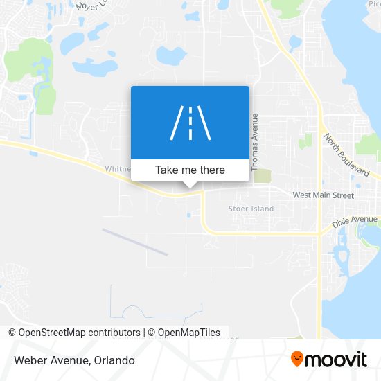 Mapa de Weber Avenue