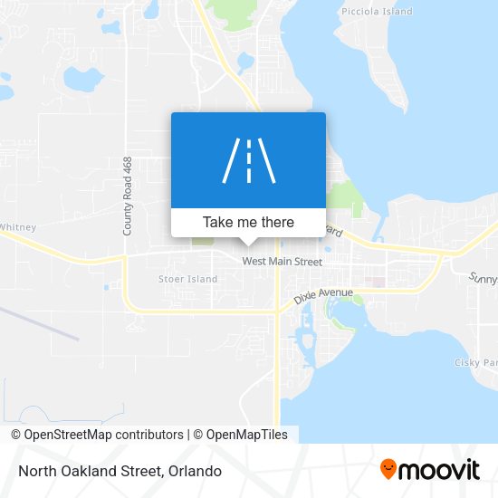 Mapa de North Oakland Street