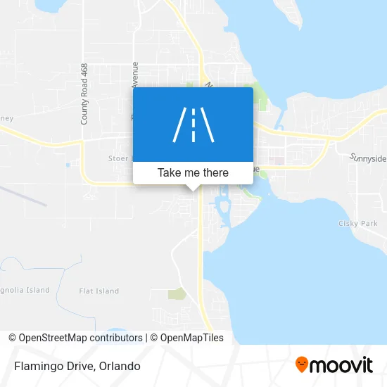 Flamingo Drive map