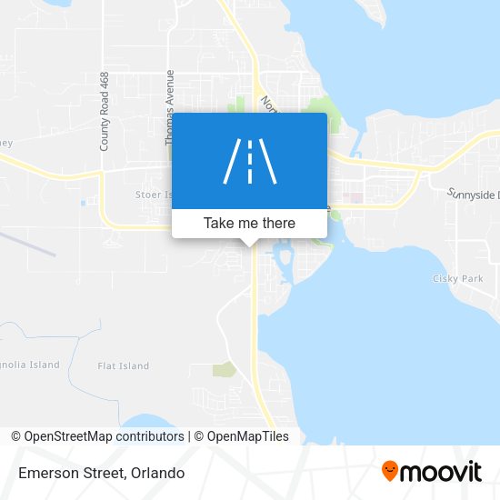 Emerson Street map