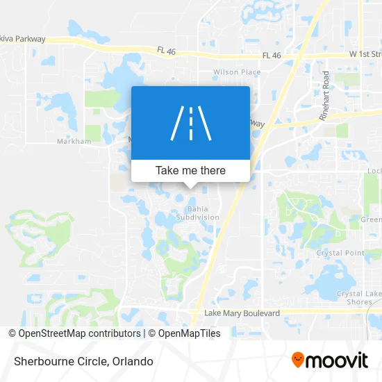 Sherbourne Circle map