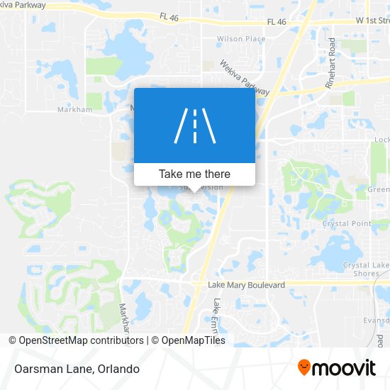Oarsman Lane map