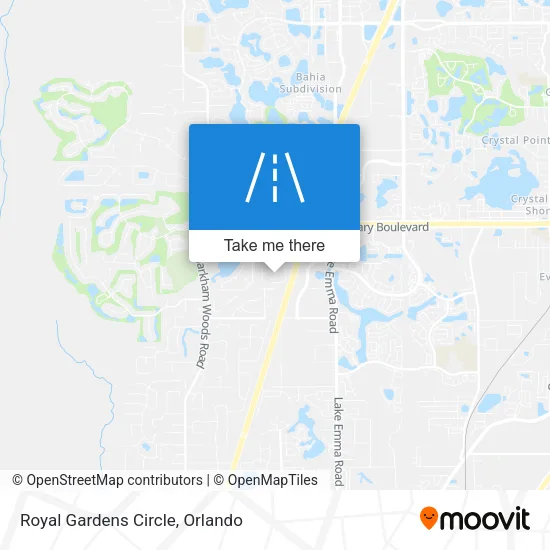 Royal Gardens Circle map