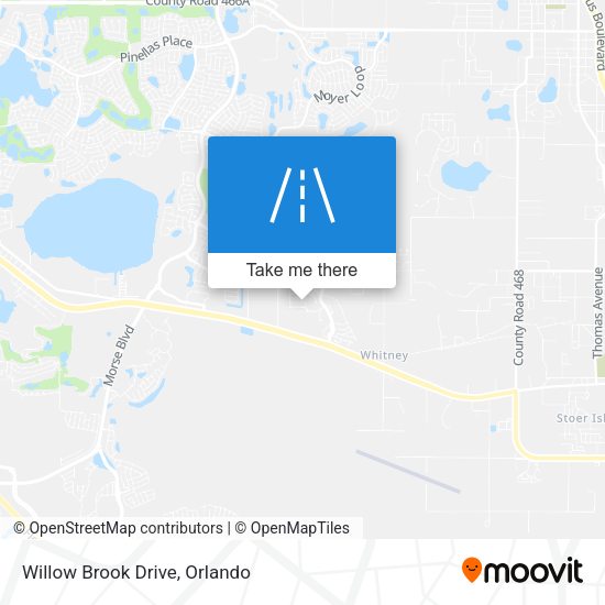 Willow Brook Drive map