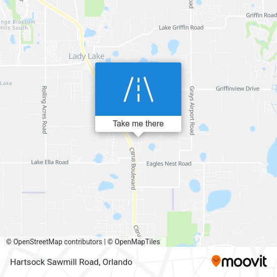 Mapa de Hartsock Sawmill Road