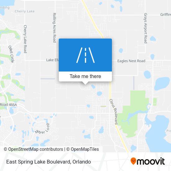 East Spring Lake Boulevard map
