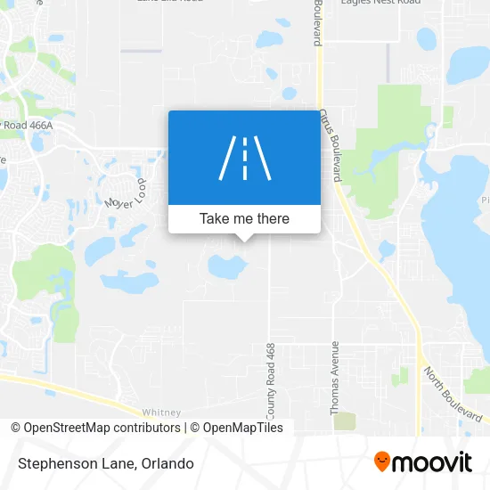 Stephenson Lane map