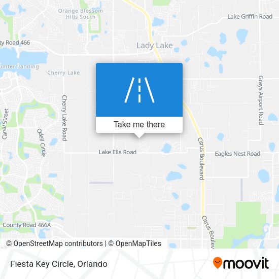 Fiesta Key Circle map
