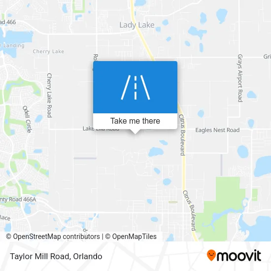 Taylor Mill Road map