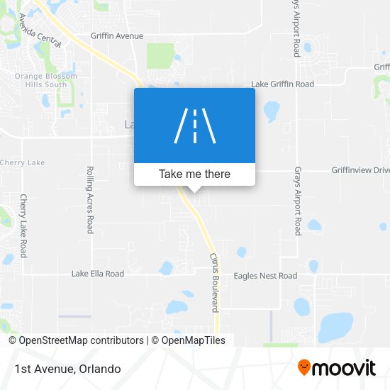 Mapa de 1st Avenue