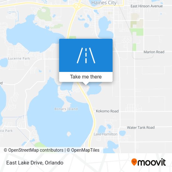 Mapa de East Lake Drive