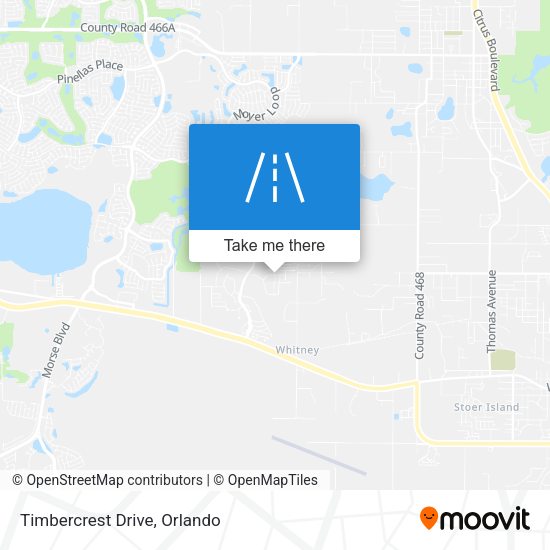 Mapa de Timbercrest Drive