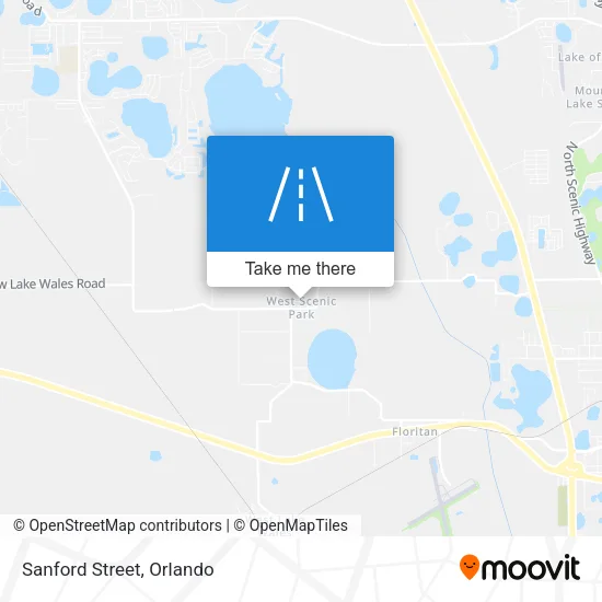 Sanford Street map
