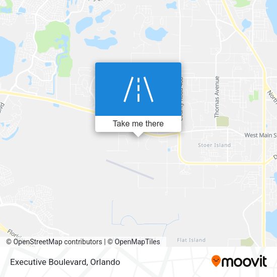 Mapa de Executive Boulevard