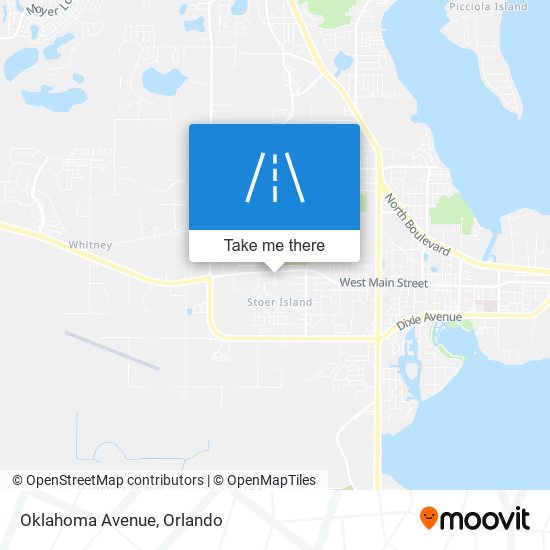 Oklahoma Avenue map