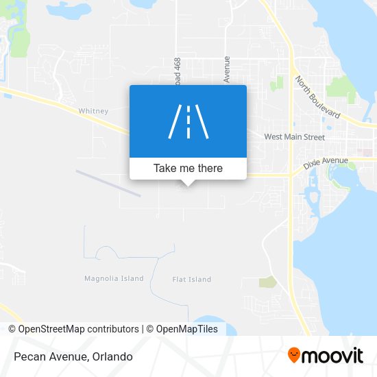 Mapa de Pecan Avenue