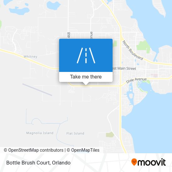 Bottle Brush Court map